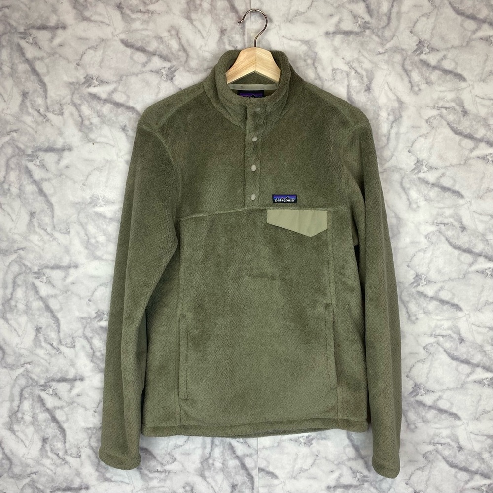 Patagonia Green Worn Wear Re-Tool Snap-T Fleece Pullover